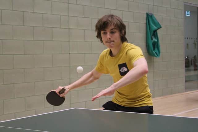 Ethan Marshall scored a hat-trick for Penholders in the first division of the Bridlington Table Tennis League PHOTOS BY TONY WIGLEY