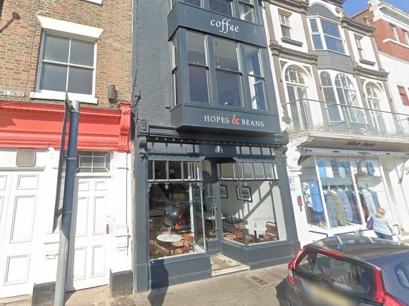Hopes & Beans is located on St Ann's Staith, Whitby. One Google review said: "This coffee shop was so good, we visited it twice in one day and I would strongly recommend for a drinks stop if you are visiting Whitby. The coffee shop is in a great central location overlooking the harbour and bridge. It also does a small range of food."