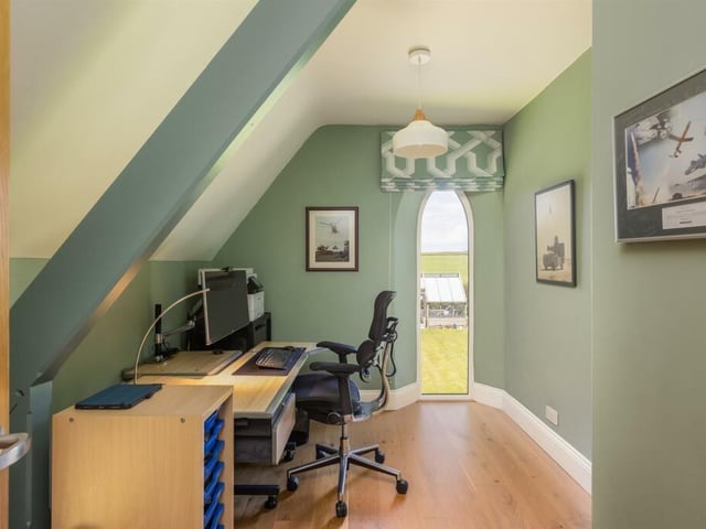 Versatile home office or study space.