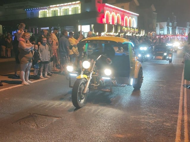 Scarborough's Honda Goldwing Light Display came to town over the weekend.