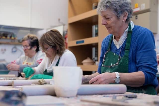 Residents can book onto £5 try taster sessions on a wide variety of courses, including pottery, sewing and Spanish.