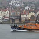 Whitby lifeboat on the call-out. picture: Chris Brownlow