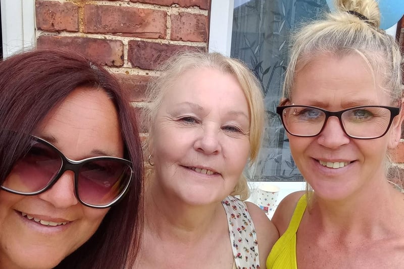 Donna said: "Me, my sister Debbie Tudor, with our wonderful mum Sandra Tudor she's the best and we love and appreciate her so very much."