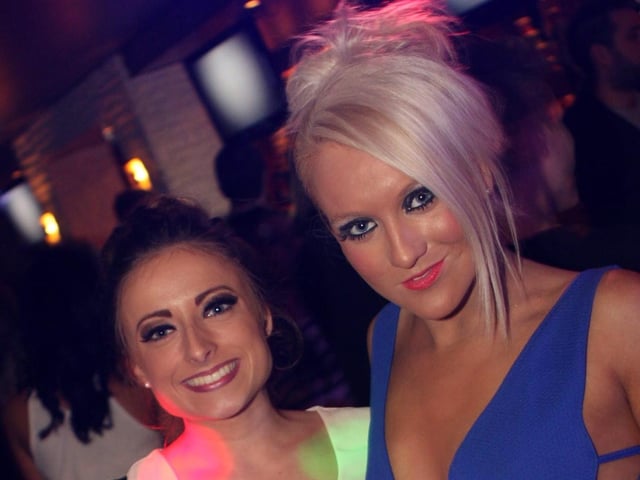 Vari and Sophia enjoying Scarborough nightlife at Drop The Bomb.