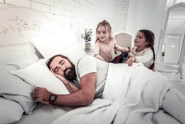 Many UK parents are missing out on uninterrupted sleep on a nightly basis (photo: Adobe)