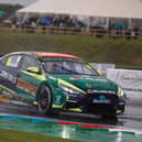 Senna Proctor sparkled in the rain on his return to the BTCC at a soggy Thruxton last weekend. Photo by Mat Acton Photography