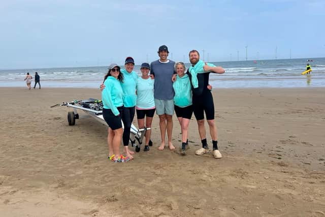 Members of Whitby Coastal Rowing Club.