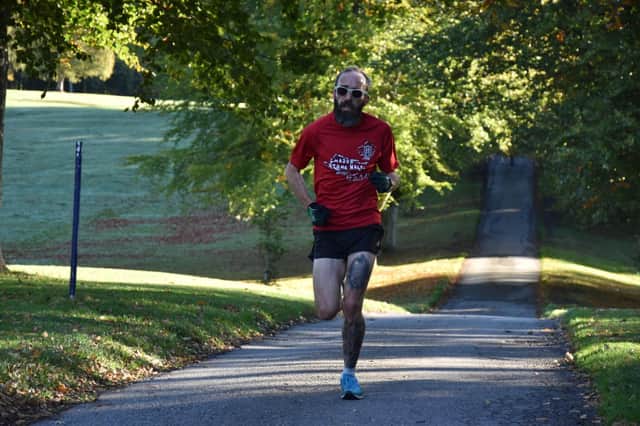 Phill Taylor races to victory at the Sewerby Parkrun Photo by TCF Photography