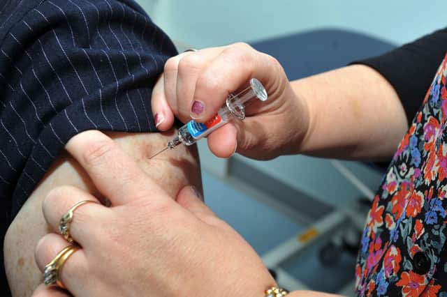 Residents in East and North Yorkshire who are eligible are encouraged to come forward for their flu and Covid-19 vaccines. Photo: Michelle Adamson.