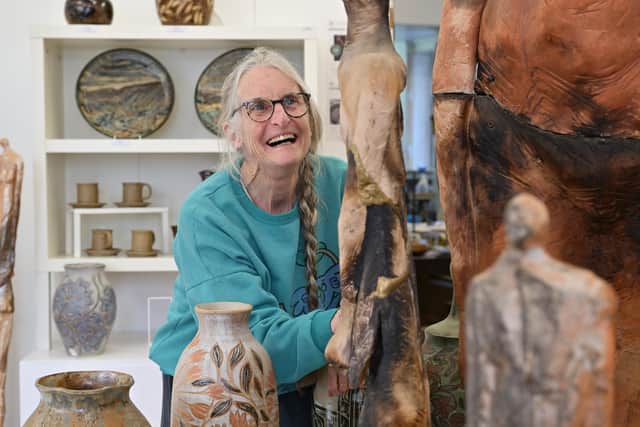 Shirley Sheppard in her Blands Cliff gallery