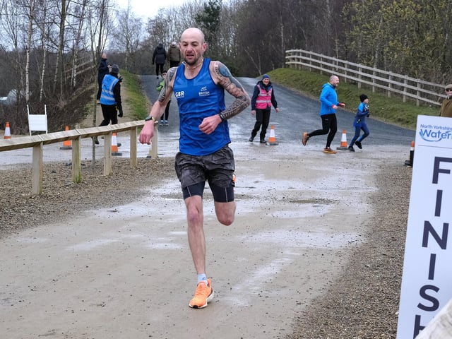 Pickering triathlete Geoff Wynn won the North Yorkshire Water Park Parkrun last weekend