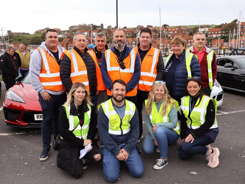 Organisers and supporters of the Supercar Saturday event.
picture: Richard Ponter