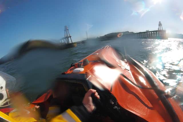 Whitby's D class inshore lifeboat.