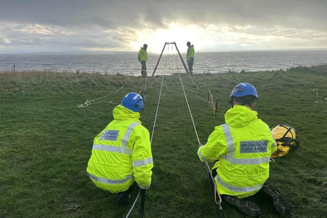 The Coastguard team trains in all weathers, respond at all hours, and put others first without hesitation. Photo: Bridlington Coastguard