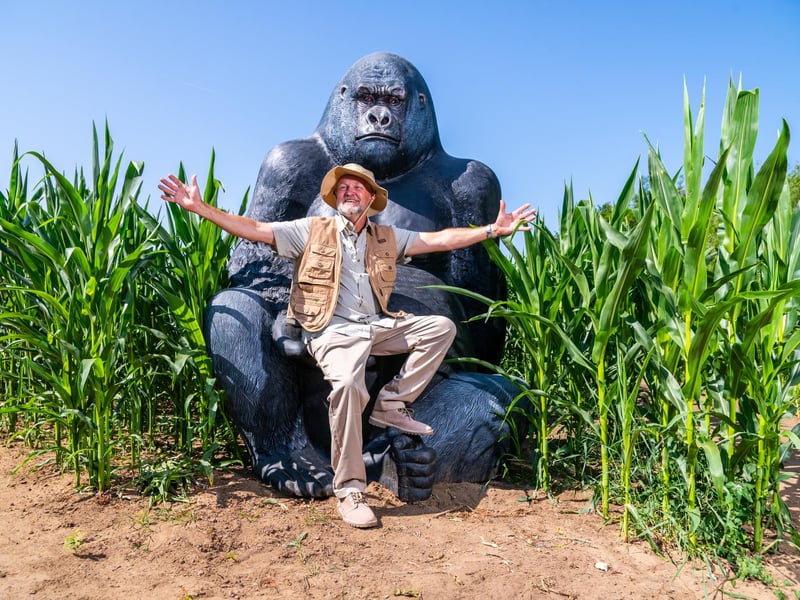 Families and visitors can explore the maze on foot while enjoying the countryside and learning about the famous broadcaster's remarkable contribution to conservation. Picture: James Hardisty.