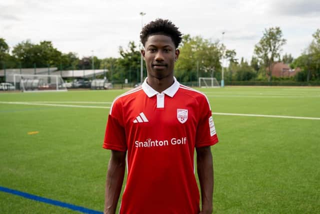 Mo Fadera scored a hat-trick on his Boro debut at Tadcaster Albion on Saturday.