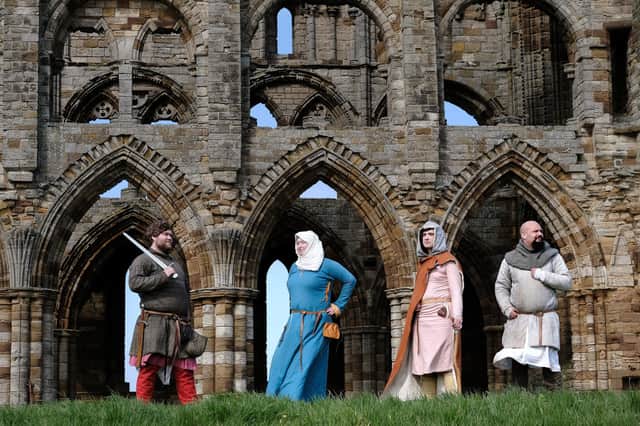 The Normans at Whitby Abbey
