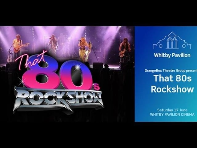 That 80s Rock Show is an 80s nostalgia filled show, performed by a 6 piece live band playing all the biggest 80s rock classics. It will take place at Whitby Pavilion on June 17. It promises over two hours of iconic music from bands such as Bon Jovi, Aerosmith, Def Leppard, KISS, Whitesnake, Foreigner and Journey.
