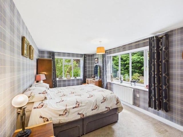 One of three double bedrooms, with a lovely double aspect.