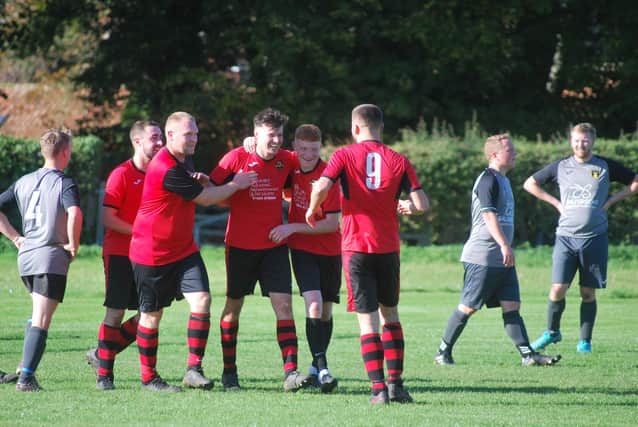 Union Rovers, pictured earlier this season, won 5-2 at Ayton in the Ryedale Hospital Cup quarter-final.