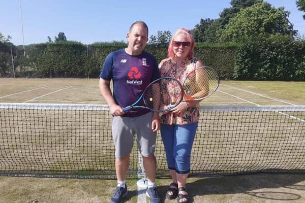 Paul and Jo Robinson are organising a tennis event at Bridlington Lawn Tennis Club this Sunday to raise money for Children with Cancer UK.