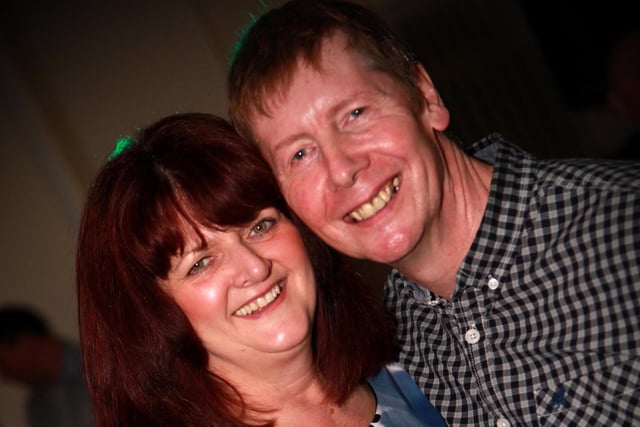 Gill and Paul enjoying their night out in Blue Lounge.