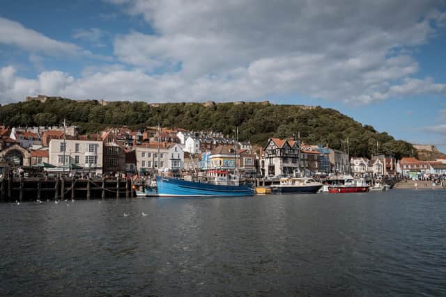 Scarborough from the sea. Marisa Cashill