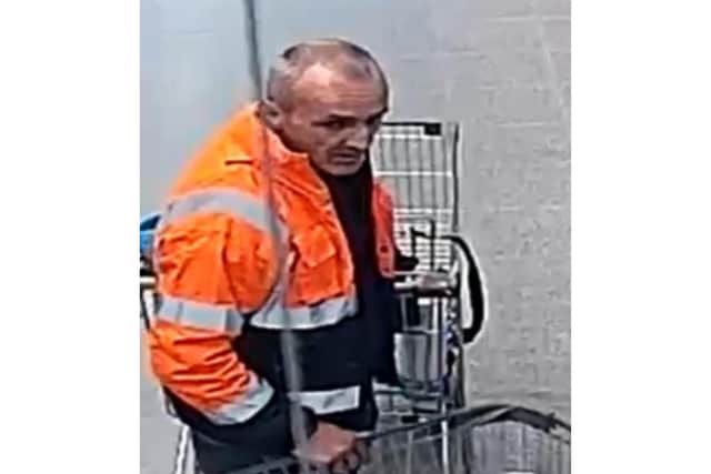 Police have released a CCTV image of a man they would like to speak to in connection with the incident