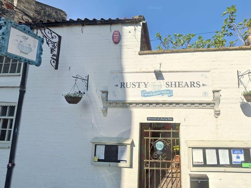 Rusty Shears is located on Silver Street, Whitby. One Google review said: "We’ve been to a lot of tea rooms, and this is up there with the best of them. If I could give it 6 stars I would. Fantastic cakes, great coffee, nice staff and brilliant decor. We were just passing through Whitby and searching for tea rooms that are dog friendly, Google suggested Rusty Shears and we’re so glad it did! Lovely, lovely place."