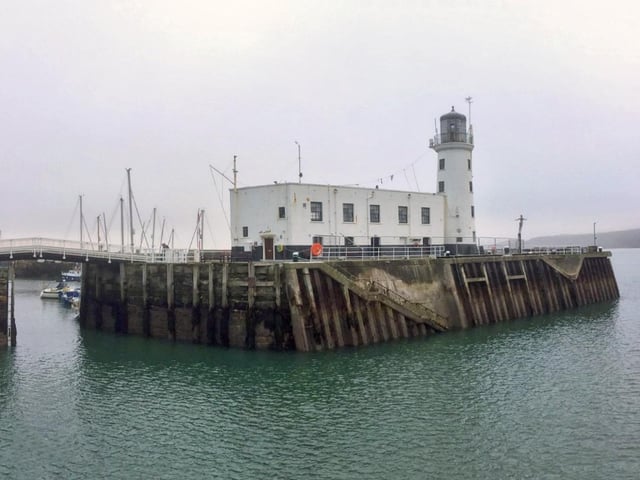 Chilly day at the lighthouse.
