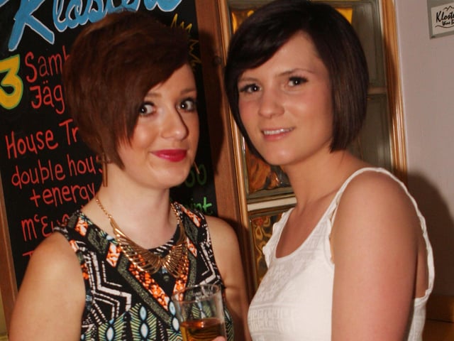 Ashleigh and Nicole in Klosters.