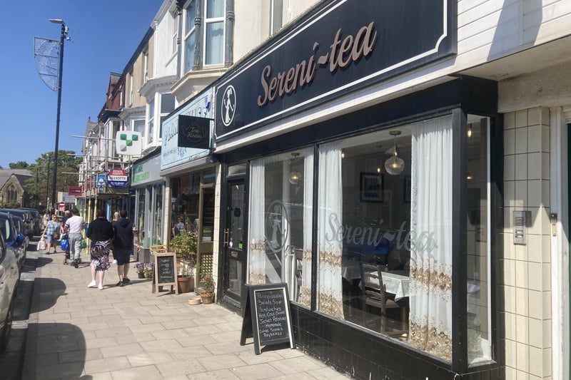 Sereni-tea is located on Prospect Street. One Tripadvisor review said "We were treated to excellent choice of good quality Betty's Taylor's tea and coffee. 
The staff are friendly and efficient. Suffice to say this will now be one of our 'go to' tea rooms."