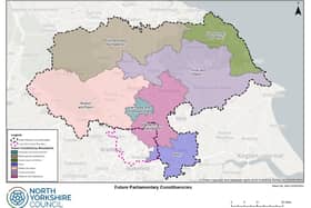 North Yorkshire Parliamentary Boundaries 2024.