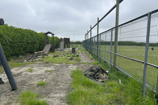 Development Site Of Cayton Padel Court. Applicant