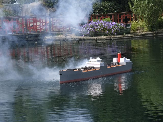 The ship is hit