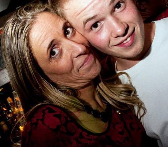 Hannah and James in the George