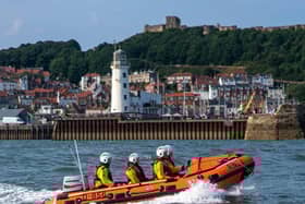 Join the team at Scarborough lifeboat station on Saturday 14 October 2023 to hear from experts on sea swimming/dipping ahead of winter.   (Pic: Erik Woolcott)