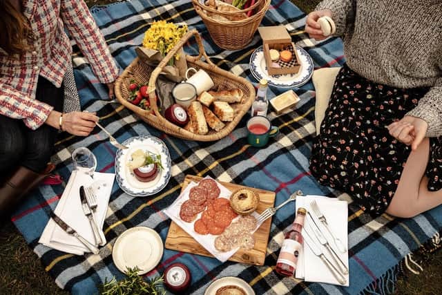 Close up of a picnic at Castle Howard. (Pic credit: Castle Howard)