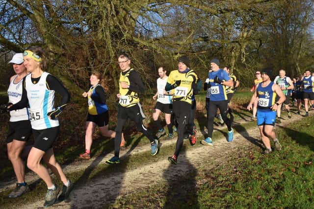 Micah Gibson in action at the Sledmere event on Sunday
