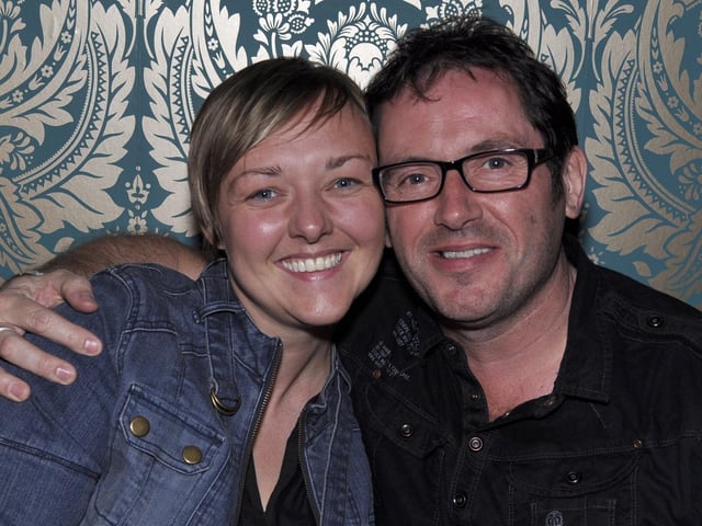 Clive and Donna chill out in Blue Lounge!