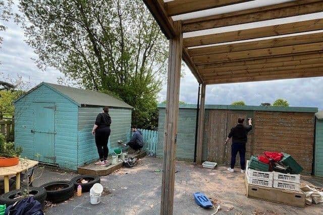Braeburn Primary School gets a lick of paint thanks to Accountants Smailes Goldie