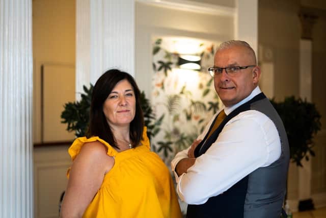 Neil Street-Bailey & Sarah Corrie-Pearce of Coast & County Group Ltd and WIN Networking Scarborough.