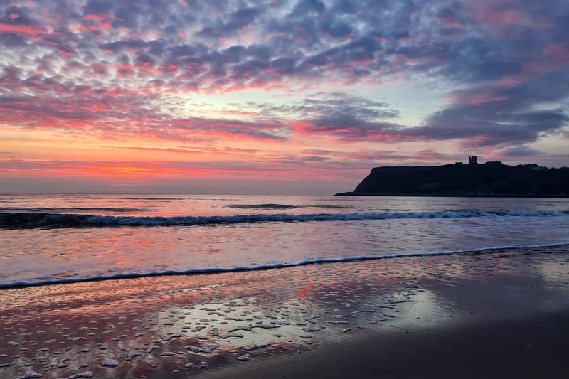 Pretty colours and cloud formations at sunrise in Scarborough.
picture: Jenna Jackson.