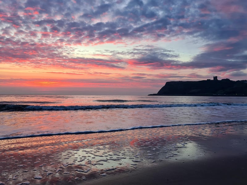 Pretty colours and cloud formations at sunrise in Scarborough.
picture: Jenna Jackson.