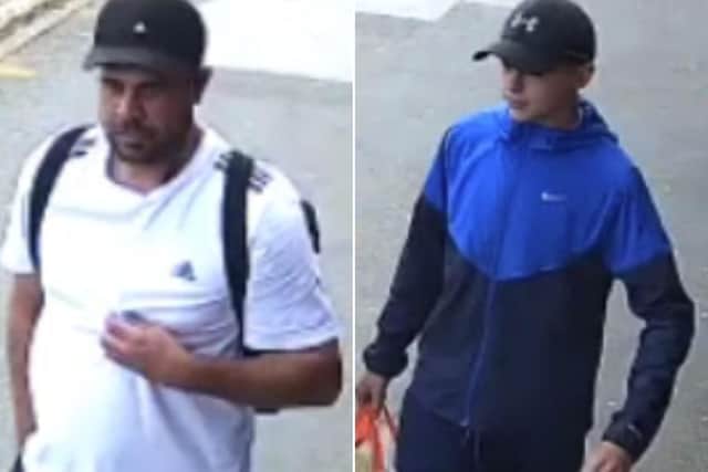 Police in Scarborough are asking for help to identify the people in these CCTV images.