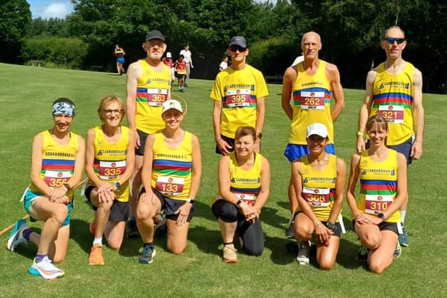 The Scarborough AC team at the Mulgrave Castle 10K.