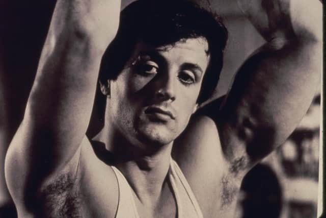 Sylvester Stallone plays Rocky Bilboa