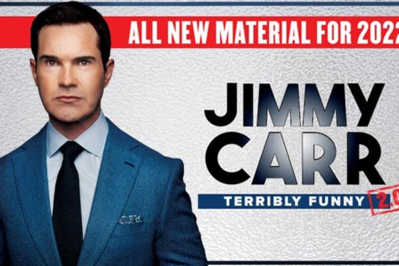 Jimmy Carr: Terribly Funny 2.0 is set to come to Scarborough Spa on August 3. Star of the UK’s most streamed Netflix comedy special of 2021, Jimmy Carr is back on the road with brand new material for this year's tour.