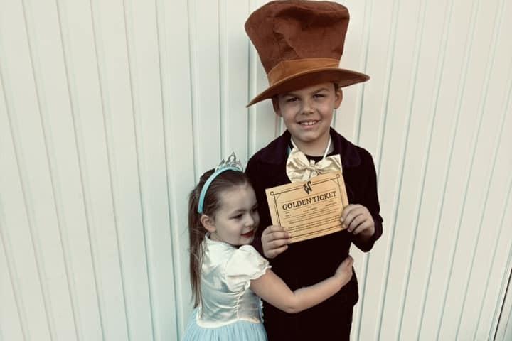Willy Wonka characters with the golden ticket, sent in by Selemedina Ahmetovic.