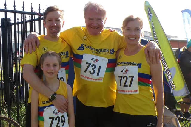 Scarborough AC runners at the NYSD League fixture.